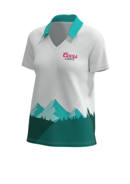All Day No Button Short Sleeve Polo - 4-Way Standard Fit Women's