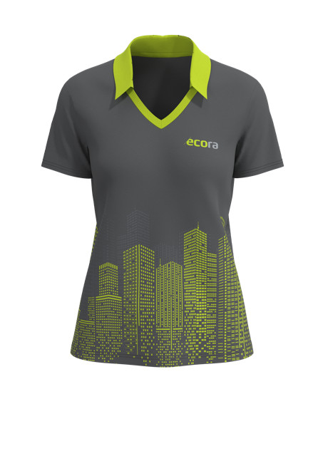 All Day No Button Short Sleeve Polo - 4-Way Standard Fit Women's