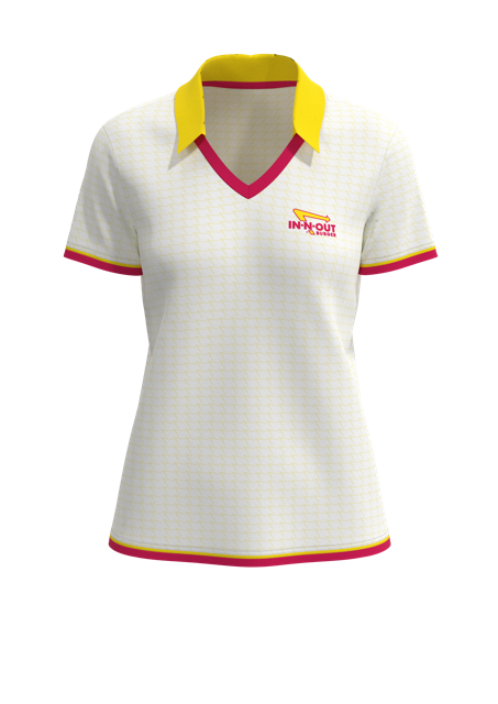 All Day No Button Short Sleeve Polo - 4-Way Standard Fit Women's