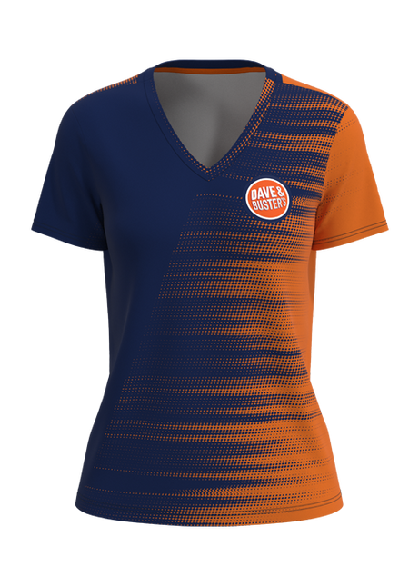 Women's U-B-U Short Sleeve Deep V-Neck - 4-Way Tapered Fit