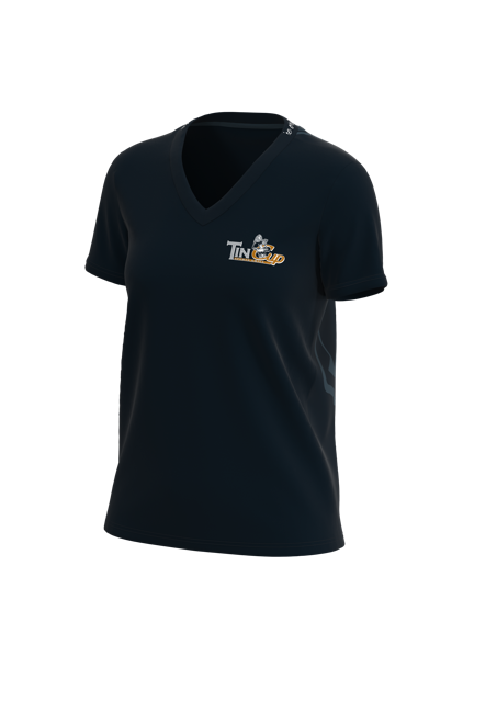 Women's All Day Short Sleeve Deep V-Neck - 4-Way Standard  Fit