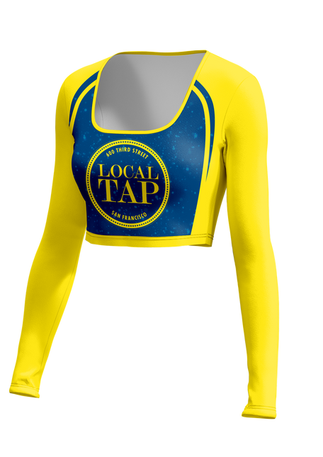 Women's U-B-U After Party Long Sleeve Scoop Neck Crop